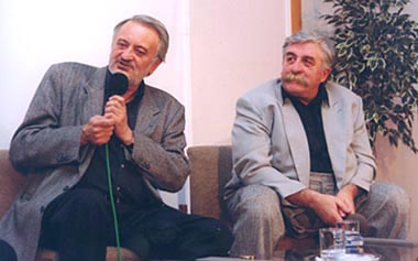 Milan Lasica a Július Satinský v civilu