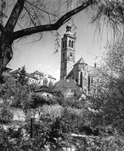Kutn Hora, v kostela sv. Jakuba