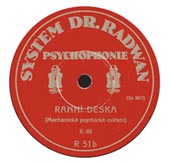 Etiketa psychphonick desky