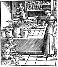 Pansk kuchyn na devoezu z kuchask knihy vydan v Praze roku 1542