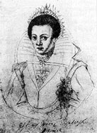 Dobový portrét Alžběty Johanny Westonie