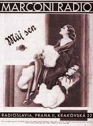 Reklama na znaku Marconi z roku 1933