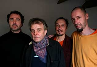 Vlasta Tenk & Band: (zleva) Martin Rychta, V. T., Jaromr Panek a Ji Kubek