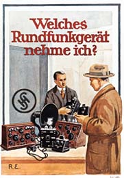 Reklama na radiopijmae firmy Siemens & Halske, rok 1925
