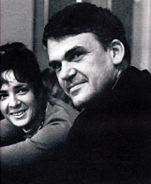 Milan Kundera s manželkou Věrou v roce 1973