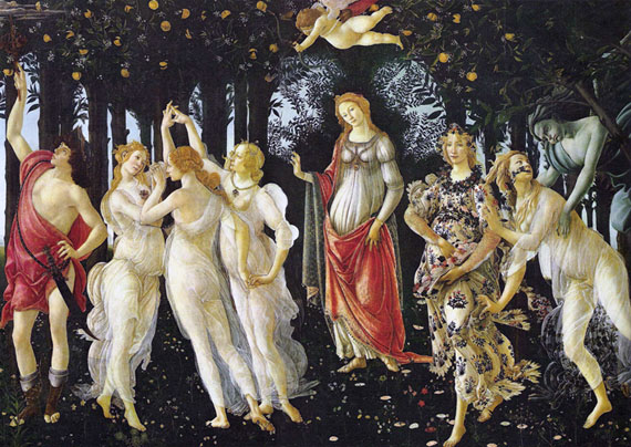 Jednm z dl, na nich Yatesov dokazuje vliv hermetismu na renesann umn, je Botticelliho Primavera
