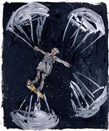 Georg Baselitz, Bsnk (Remix), 2005, olej na pltn, 300 x 250 cm