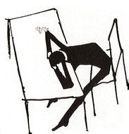 Jedna z mnoha kreseb Franze Kafky