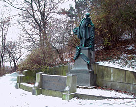 Myslbekova socha na pražském Petříně
