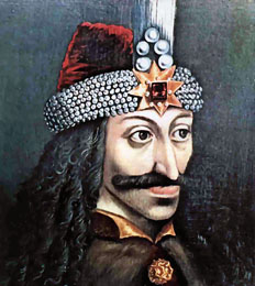 Vlad III. Dracula se proslavil v bojích s Turky, které pro výstrahu popravoval napichováním na ostrý kůl