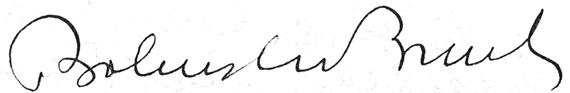 Autograf B. Brouka (dopis Hubertu Ripkovi, 1950)