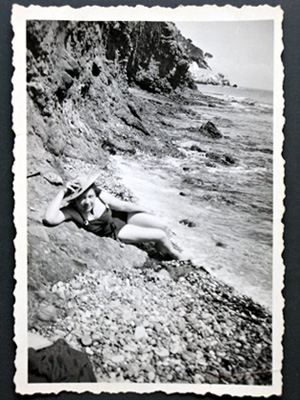 Na pláži. Nizza 1938