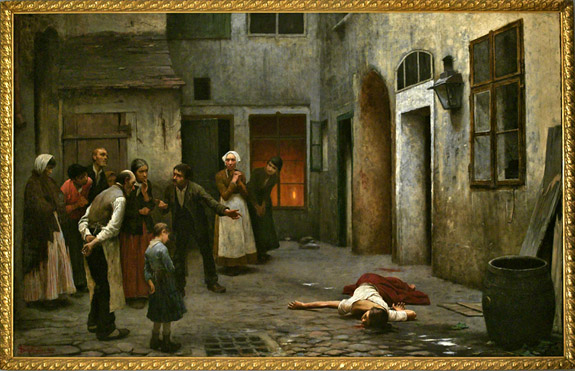 Jakub Schikanener: Vrada v dom (1890)