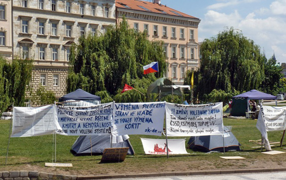 Zitkem byl i poad Dana Moravce Occupy Prague 