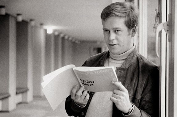 Vclav Havel na snmku z roku 1968