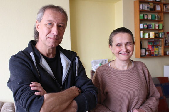 Ladislav a Marta osovi v dob, kdy ekali na transplantaci